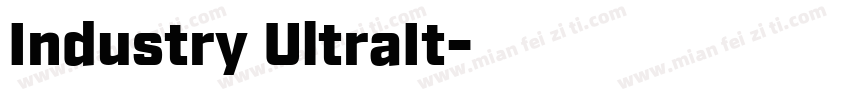 Industry UltraIt字体转换